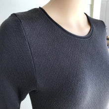 Load image into Gallery viewer, M. Rena Charcoal Sweater Dress