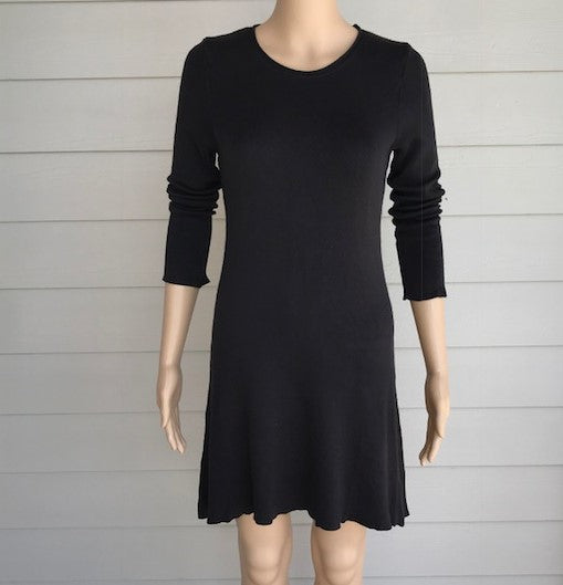 M. Rena Charcoal Sweater Dress