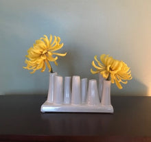 Load image into Gallery viewer, Pooley 2 Ceramic White Bud Vase