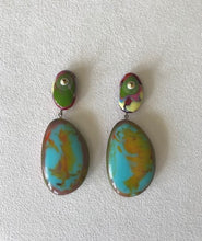 Load image into Gallery viewer, Jackie Brazil Double Pendant Earrings