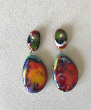 Load image into Gallery viewer, Jackie Brazil Double Pendant Earrings