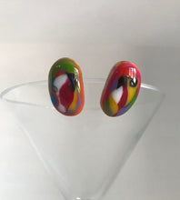 Load image into Gallery viewer, Jackie Brazil Colorful Oval Earring