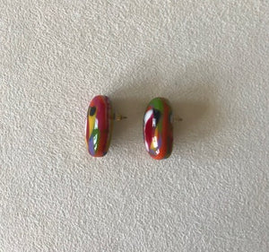 Jackie Brazil Colorful Oval Earring