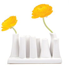 Load image into Gallery viewer, Pooley 2 Ceramic White Bud Vase