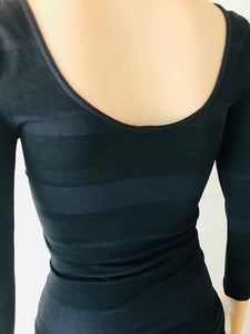 Last Tango Black Cold Shoulder Top
