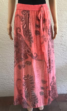 Load image into Gallery viewer, Coral Silk Skirt