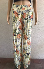 Load image into Gallery viewer, Yellow Flower Printed Pants by Look Mode